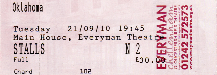 OKLAHOMA Ticket